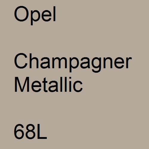 Opel, Champagner Metallic, 68L.